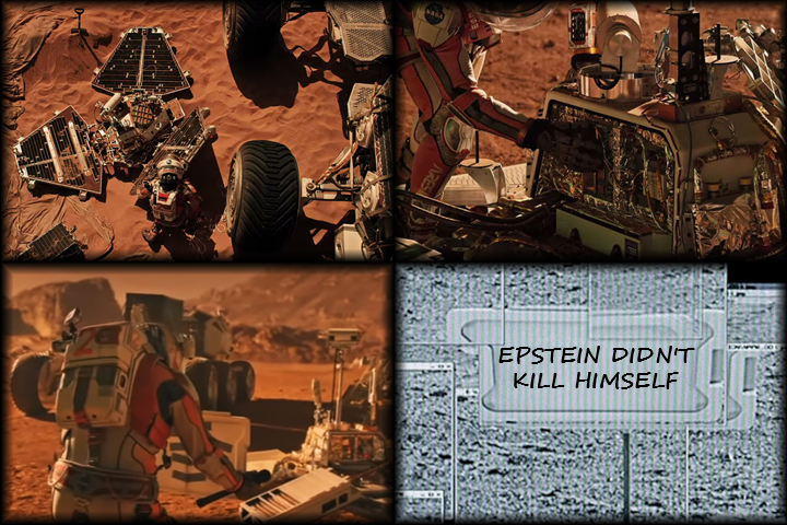 Martian Sign Epstein Didn't Kill Himself Blank Meme Template