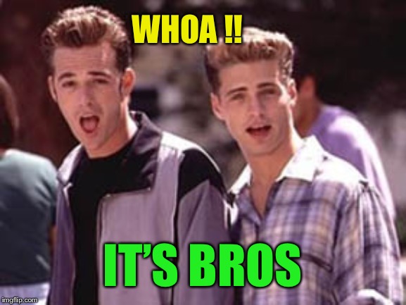 90210 birthday | WHOA !! IT’S BROS | image tagged in 90210 birthday | made w/ Imgflip meme maker