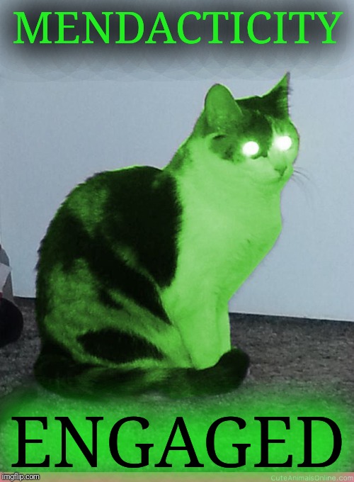 Hypno Raycat | MENDACTICITY ENGAGED | image tagged in hypno raycat | made w/ Imgflip meme maker