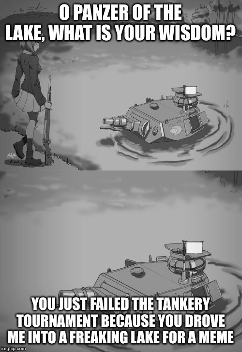Panzer Of The Lake Meme Template Template Skies Of Arcadia Stock Taking Details