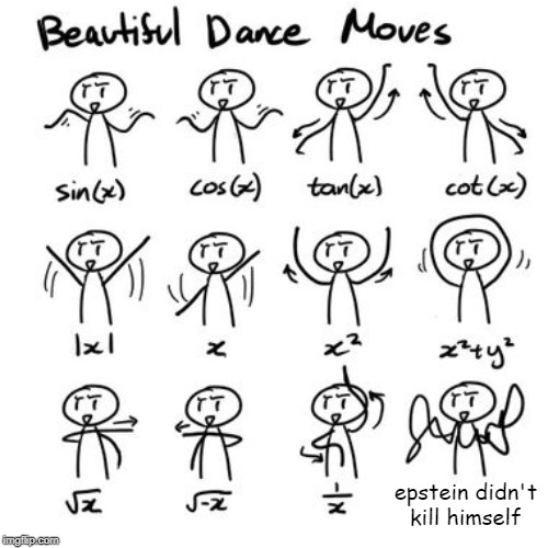 Beautiful Dance Moves | epstein didn't kill himself | image tagged in beautiful dance moves | made w/ Imgflip meme maker