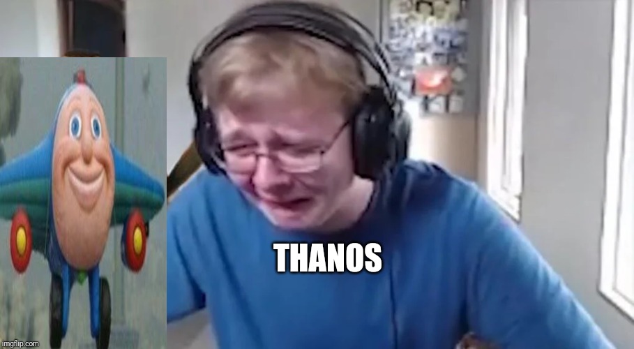 carson crying again | THANOS | image tagged in carson crying again | made w/ Imgflip meme maker