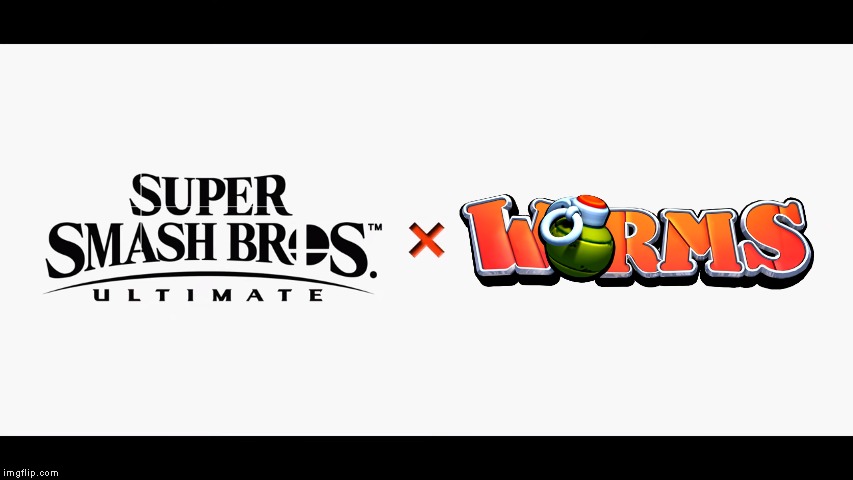 Super Smash Bros Ultimate X Worms | image tagged in super smash bros ultimate x blank,worms | made w/ Imgflip meme maker