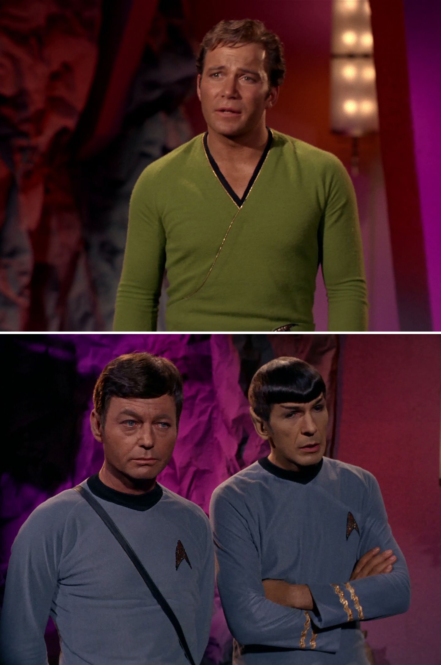 Kirk Spock Trouble Blank Meme Template