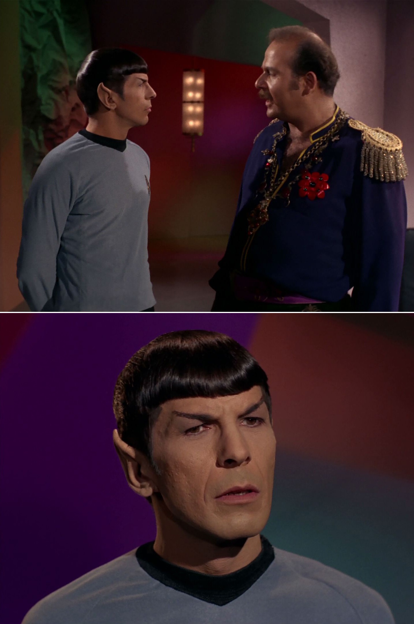 Spock Harry Mudd Blank Meme Template