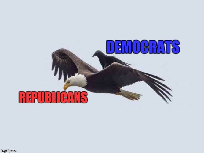 FREE LOADERS | DEMOCRATS; REPUBLICANS | image tagged in republicans,democrats | made w/ Imgflip meme maker