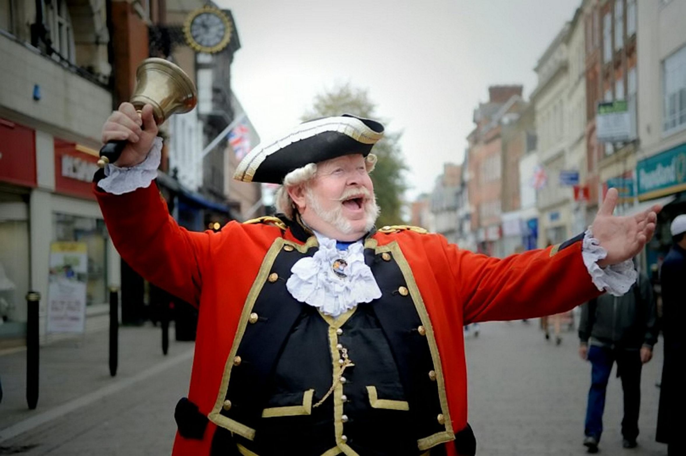 High Quality town crier Blank Meme Template