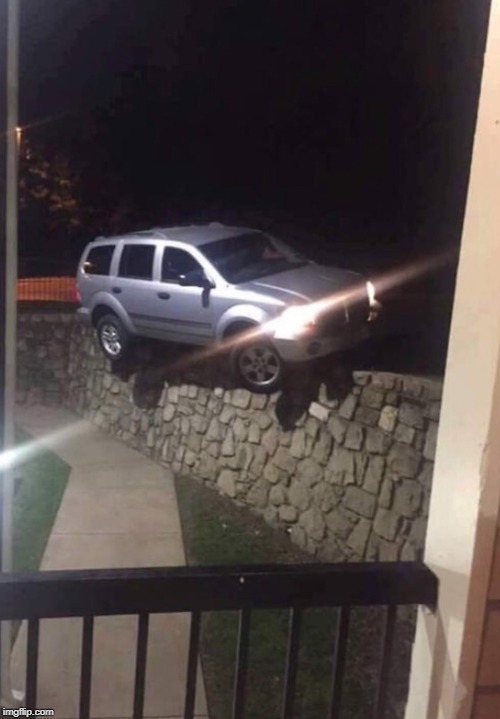 PARKING FAIL | image tagged in parking fail | made w/ Imgflip meme maker