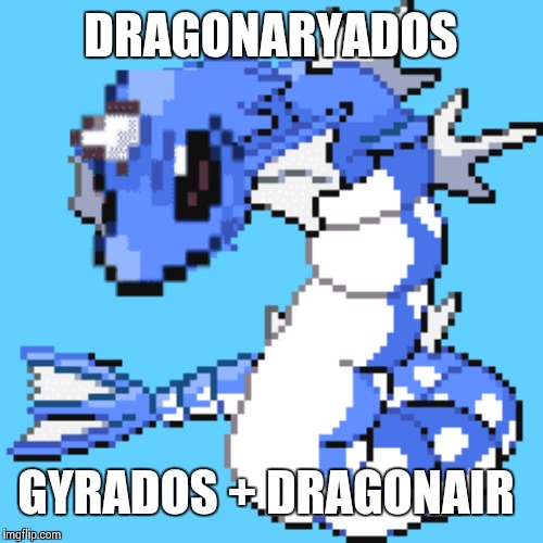 DRAGONARYADOS; GYRADOS + DRAGONAIR | made w/ Imgflip meme maker