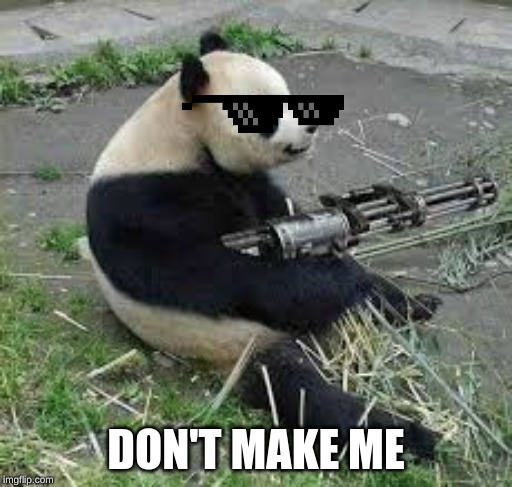 DON'T MAKE ME | image tagged in gun control | made w/ Imgflip meme maker