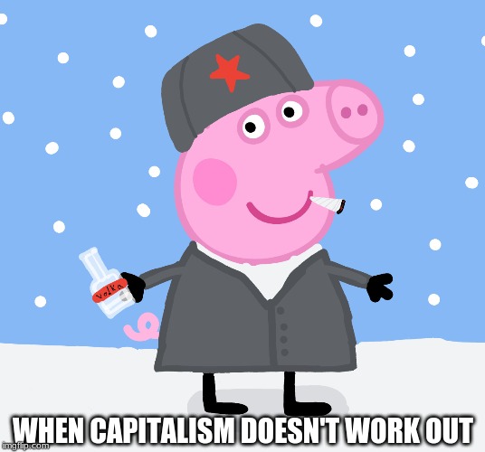 WHEN CAPITALISM DOESN'T WORK OUT | image tagged in russia | made w/ Imgflip meme maker