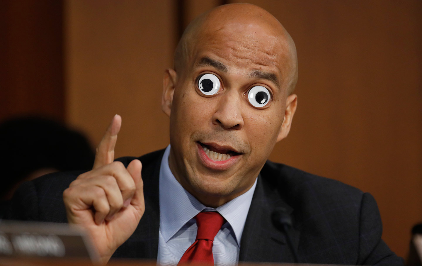 Cory Booker Blank Meme Template