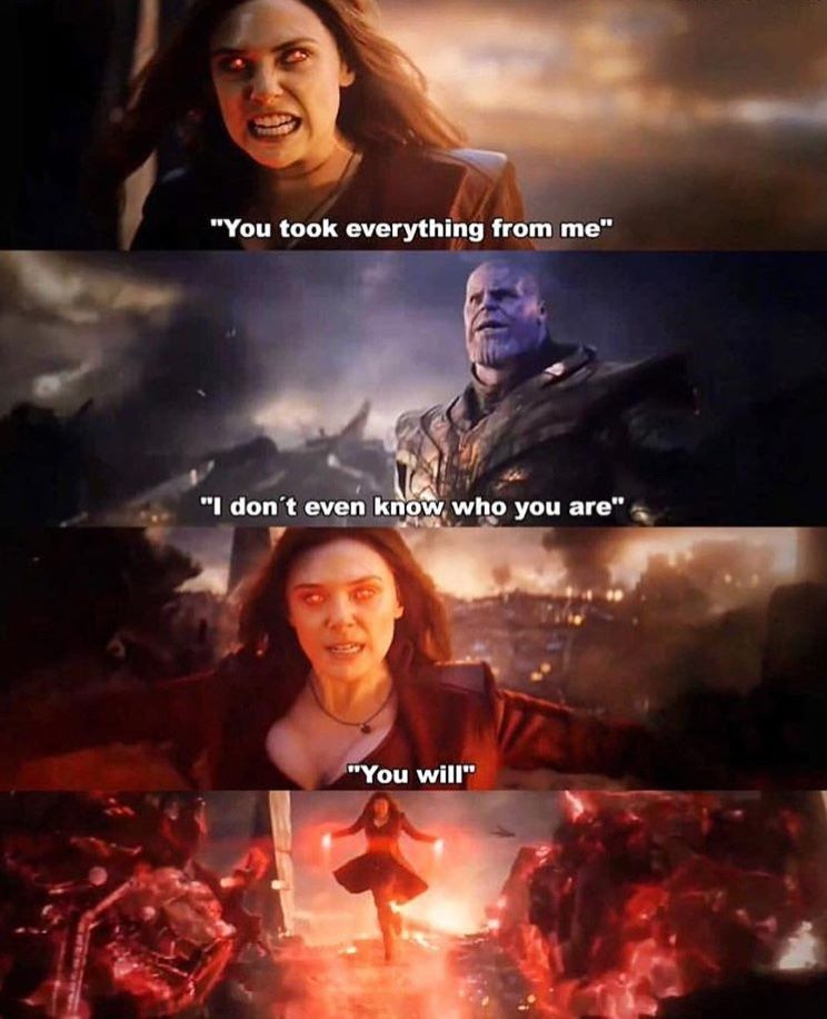 High Quality Wanda Thanos Blank Meme Template