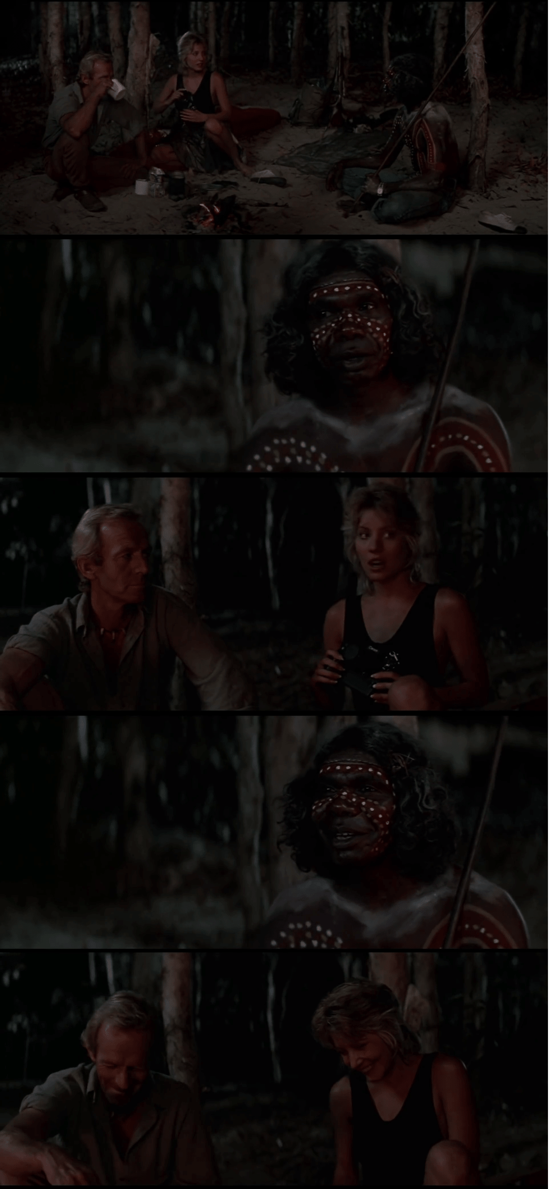 High Quality Crocodile Dundee - You can't take my photograph Blank Meme Template
