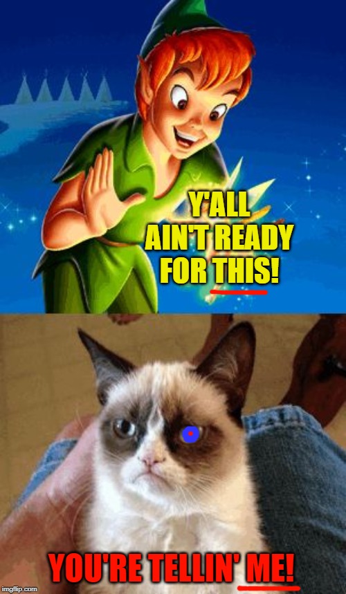 Grumpy Cat Does Not Believe Meme | Y'ALL AIN'T READY FOR THIS! YOU'RE TELLIN' ME! | image tagged in memes,grumpy cat does not believe,grumpy cat | made w/ Imgflip meme maker