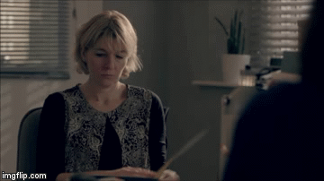 Jemma Redgrave - Zoe Evans | image tagged in gifs,jemma redgrave,zoe evans,franki | made w/ Imgflip video-to-gif maker