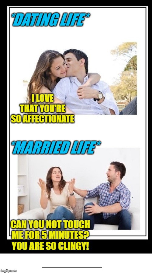 Dating Vs Marriage Funny Telegraph