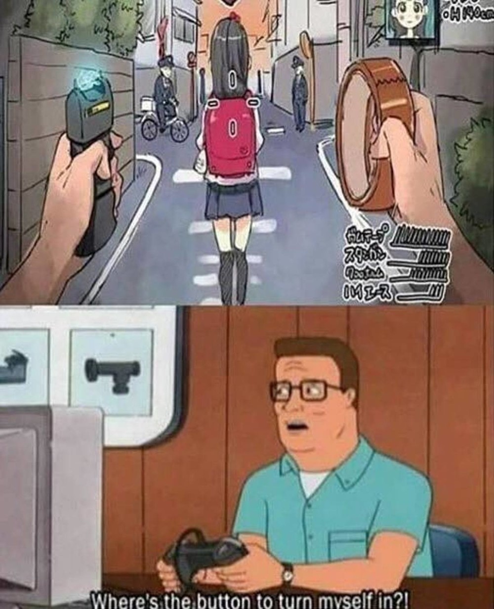 Hank Hill does the good thing Blank Meme Template