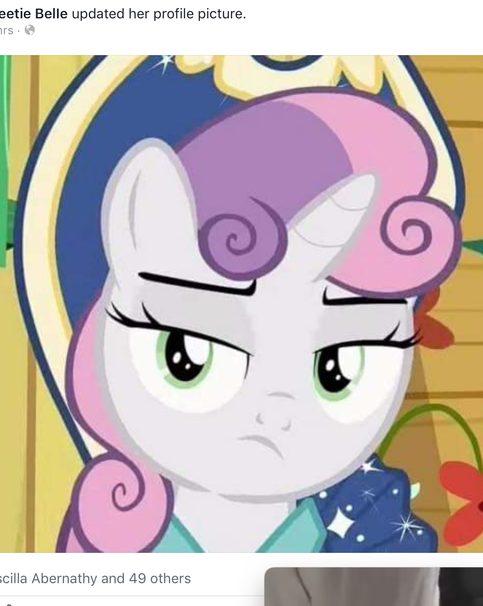 High Quality SWEETIE BELLE IS SEXY!!!!!!!! Blank Meme Template