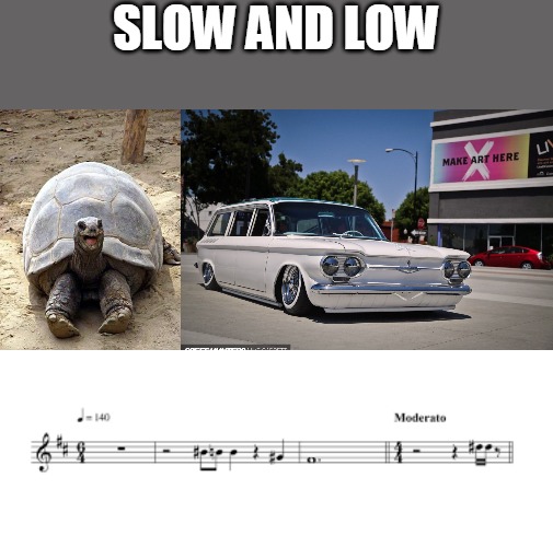 SLOW AND LOW | image tagged in smiling happy excited tortoise,low rider | made w/ Imgflip meme maker
