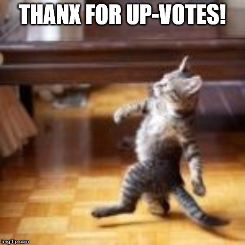 LOUD_VOICE | THANX FOR UP-VOTES! | image tagged in loud_voice | made w/ Imgflip meme maker