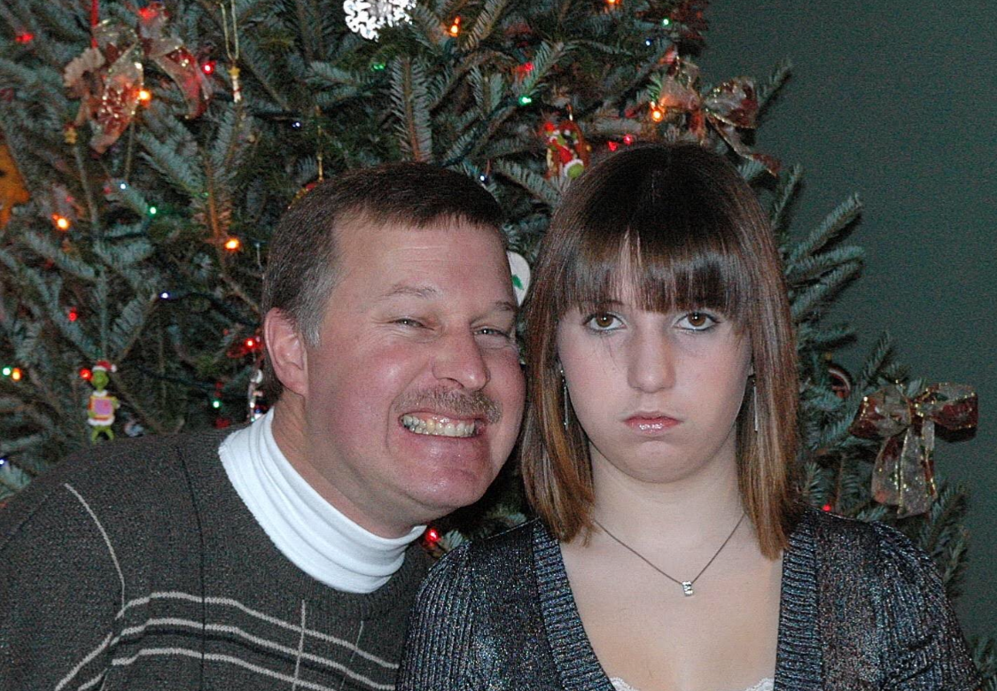 Dad and girl Blank Meme Template