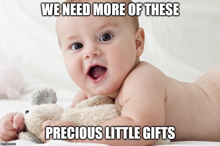 So Vital | WE NEED MORE OF THESE; PRECIOUS LITTLE GIFTS | image tagged in baby,memes | made w/ Imgflip meme maker