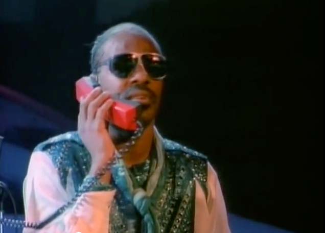 Stevie Wonder I just called to say I love you Blank Meme Template