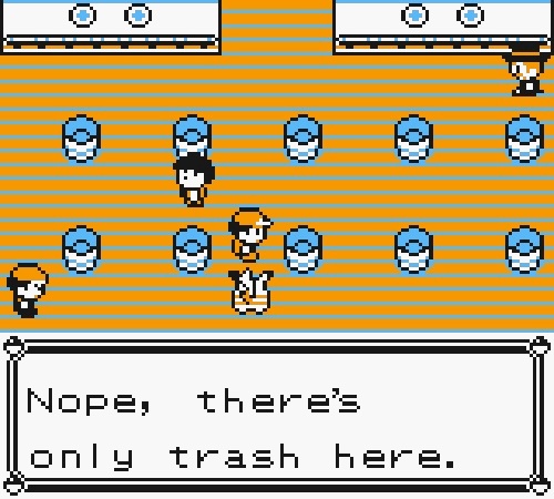 Only trash here Pokémon Blank Meme Template