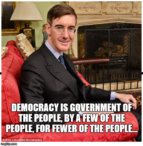 DEMOCRACY IS GOVERNMENT OF THE PEOPLE, BY A FEW OF THE PEOPLE, FOR FEWER OF THE PEOPLE... | made w/ Imgflip meme maker