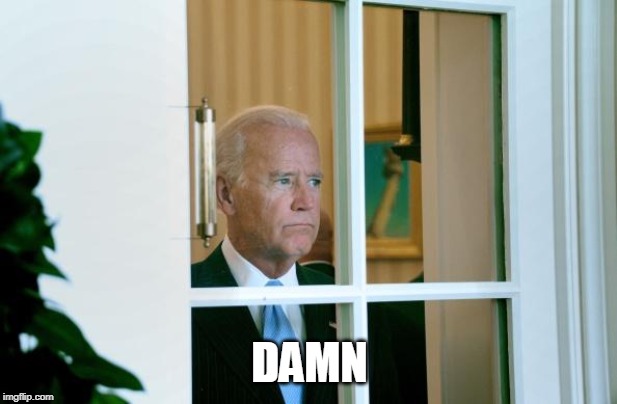 Sad Joe Biden | DAMN | image tagged in sad joe biden | made w/ Imgflip meme maker