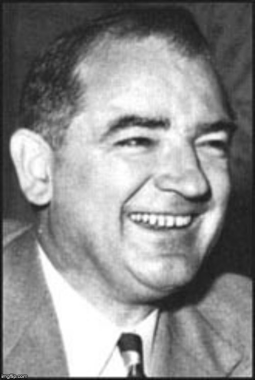 Joseph McCarthy laughing | . | image tagged in joseph mccarthy laughing | made w/ Imgflip meme maker