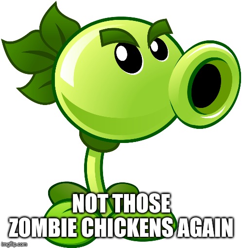 Repeater | NOT THOSE ZOMBIE CHICKENS AGAIN | image tagged in repeater | made w/ Imgflip meme maker