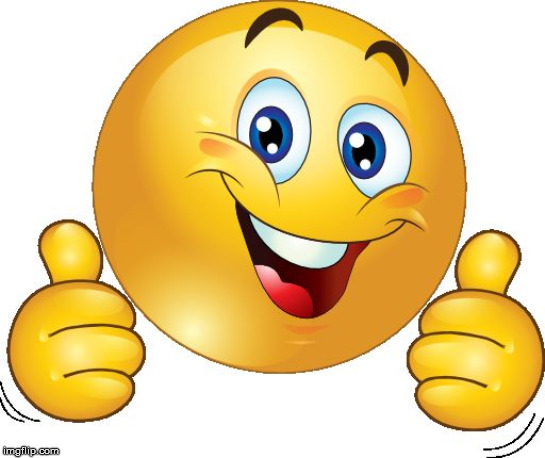 smiling emoji with thumbs up meme