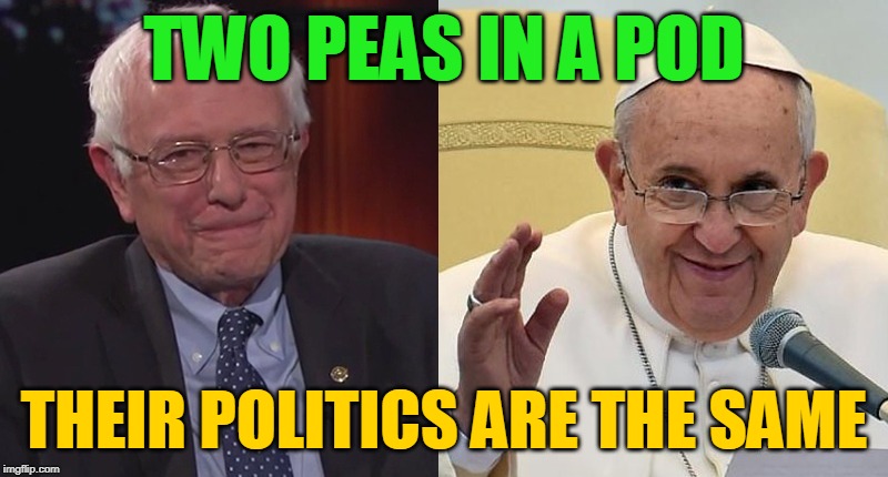 TWO PEAS IN A POD; THEIR POLITICS ARE THE SAME | made w/ Imgflip meme maker