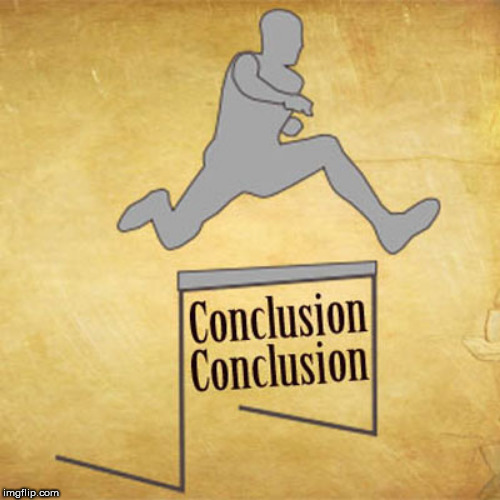 No title necessary | image tagged in jumping to conclusions | made w/ Imgflip meme maker