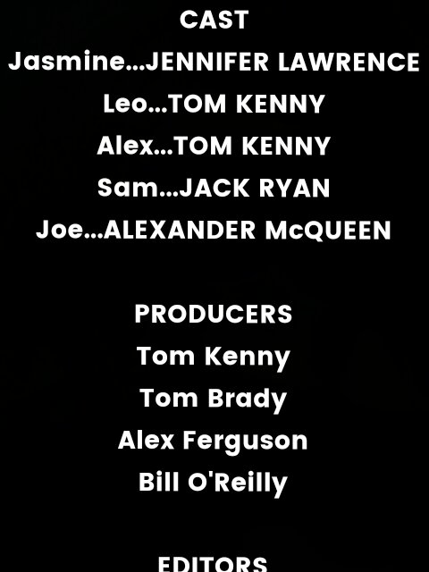 High Quality Movie credits! Blank Meme Template