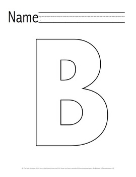 Letter B Blank Meme Template