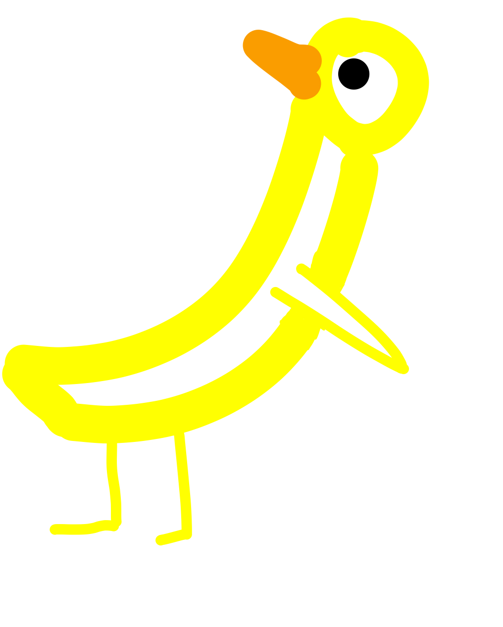 High Quality Banana bird Blank Meme Template