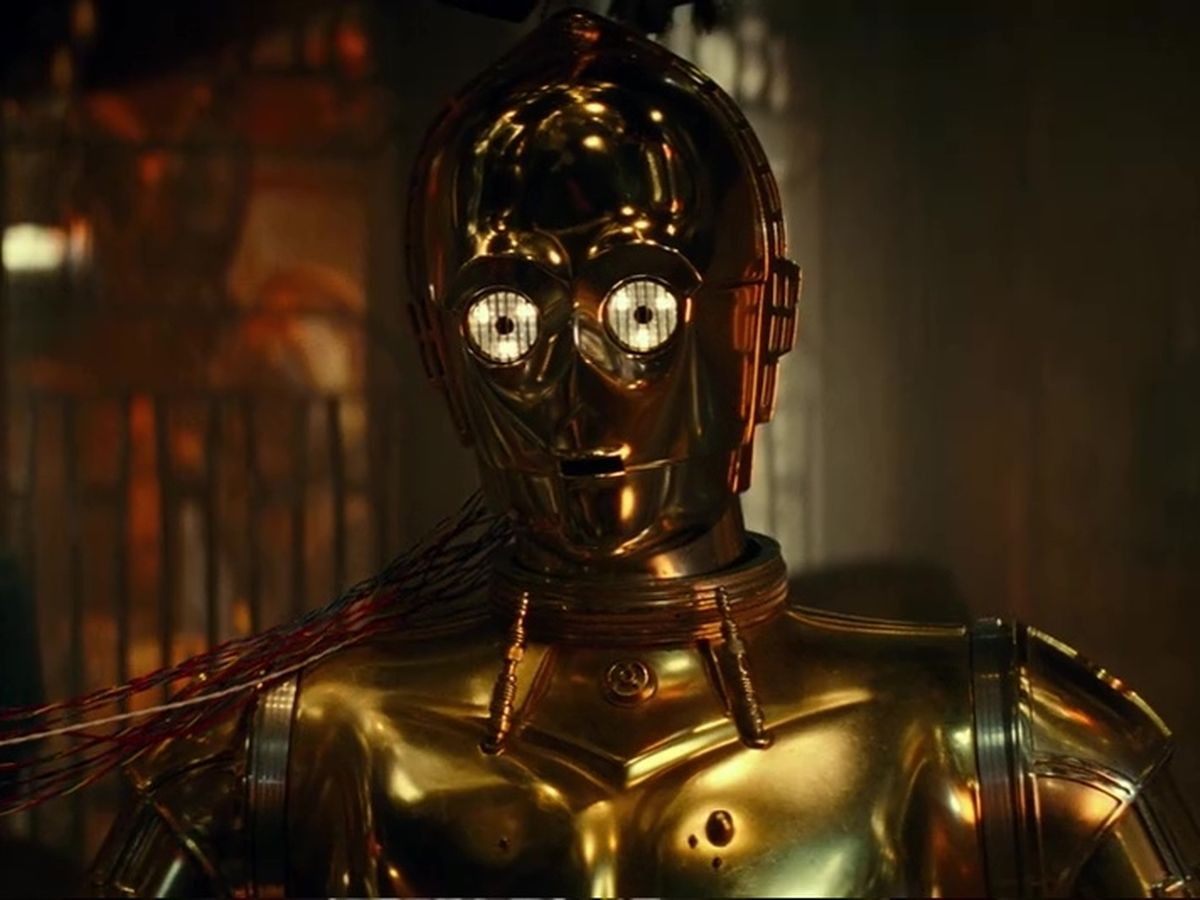 One last look C3PO Blank Meme Template