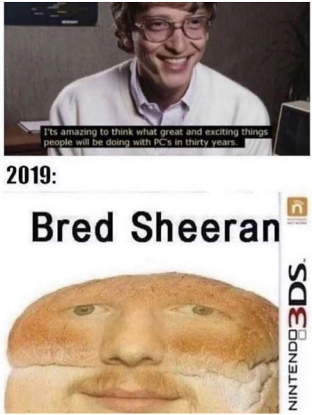 Bread Sheeran Blank Meme Template