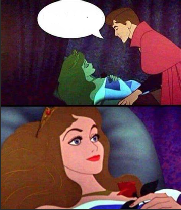 Sleeping Beauty Blank Meme Template