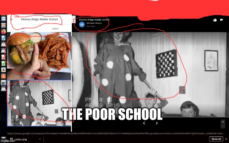 you know its bad when Michelle Obama is posting pictures | THE POOR SCHOOL | made w/ Imgflip meme maker