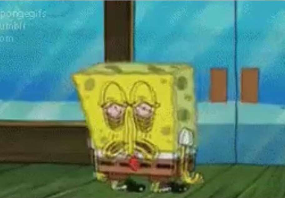 sad spongebob Blank Template - Imgflip