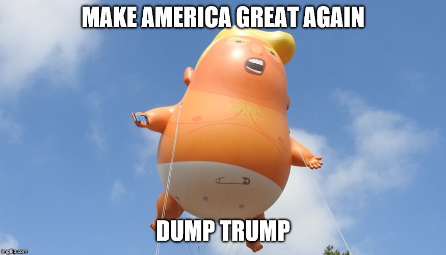 MAKE AMERICA GREAT AGAIN; DUMP TRUMP | made w/ Imgflip meme maker