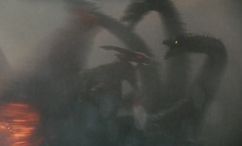 High Quality Rodan Attacks Ghidorah Blank Meme Template