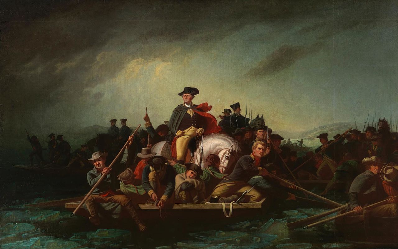 High Quality Washington crossing the Delaware Blank Meme Template