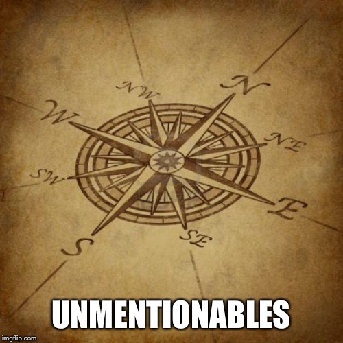 Wisdom Compass | UNMENTIONABLES | image tagged in wisdom compass | made w/ Imgflip meme maker