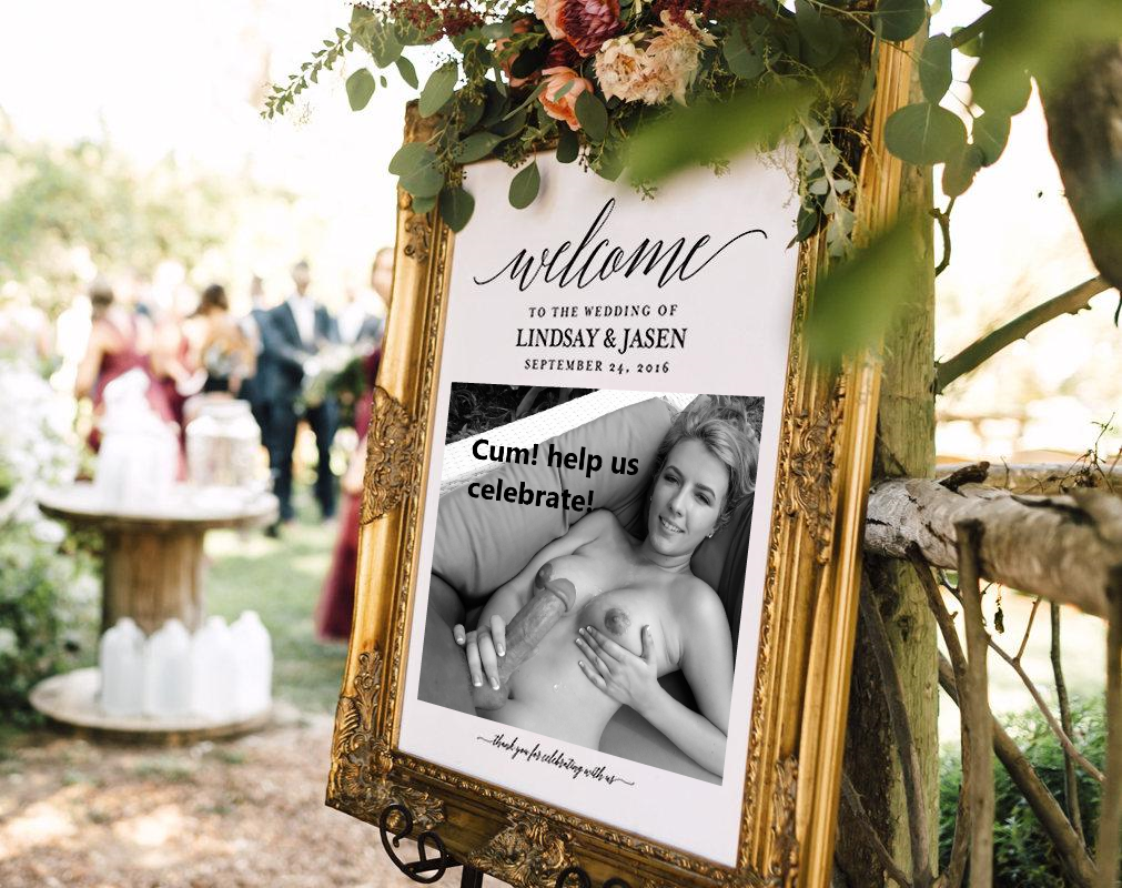 Wedding sign Blank Meme Template