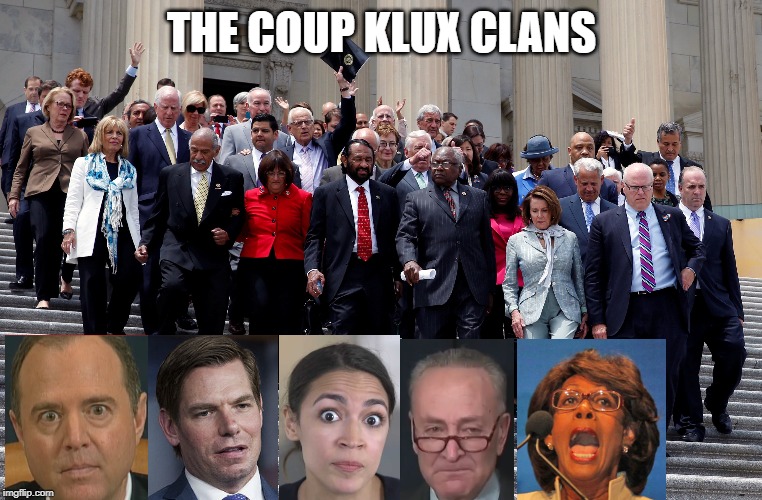 Losers | THE COUP KLUX CLANS | image tagged in democrats | made w/ Imgflip meme maker